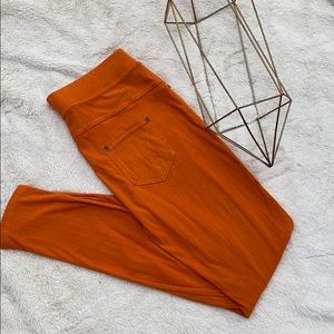 Orange Jeggings